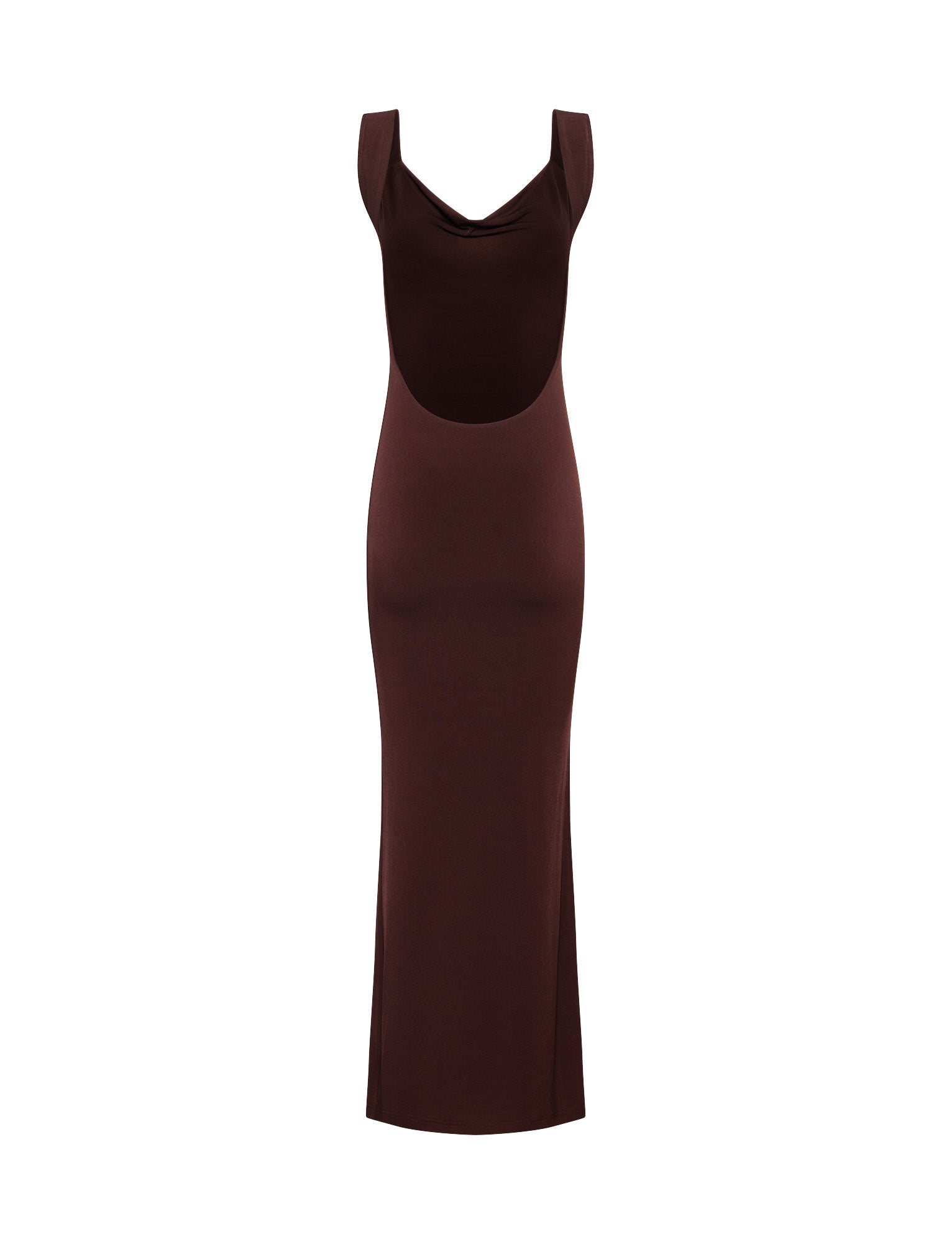 MORANA DRESS - BROWN : CHOCOLATE
