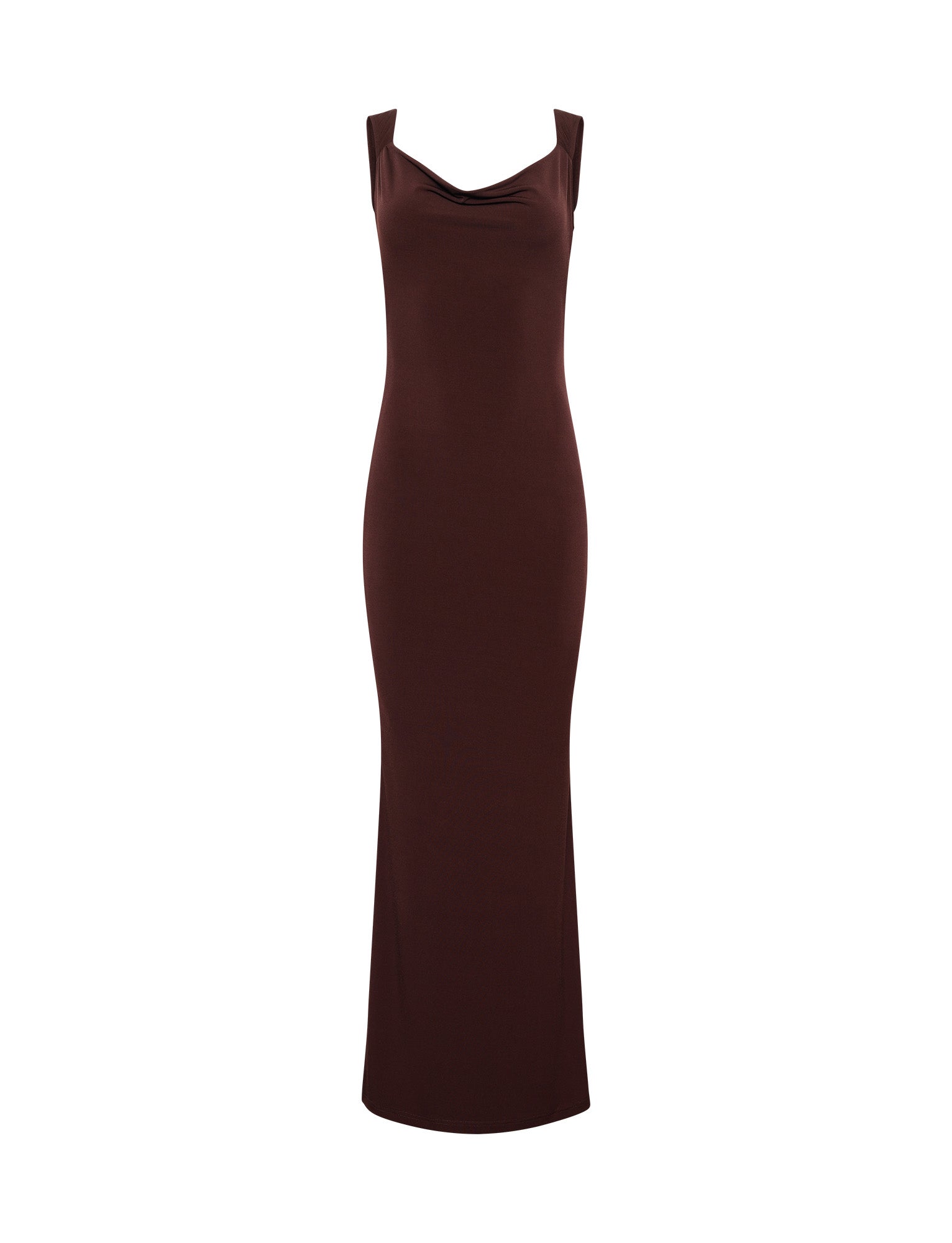 MORANA DRESS - BROWN : CHOCOLATE