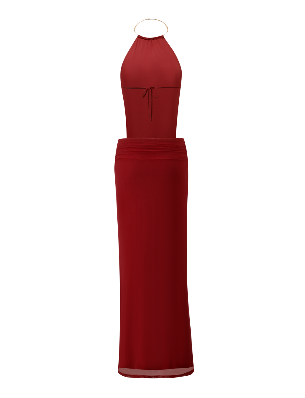 EVANNA MAXI DRESS - RED