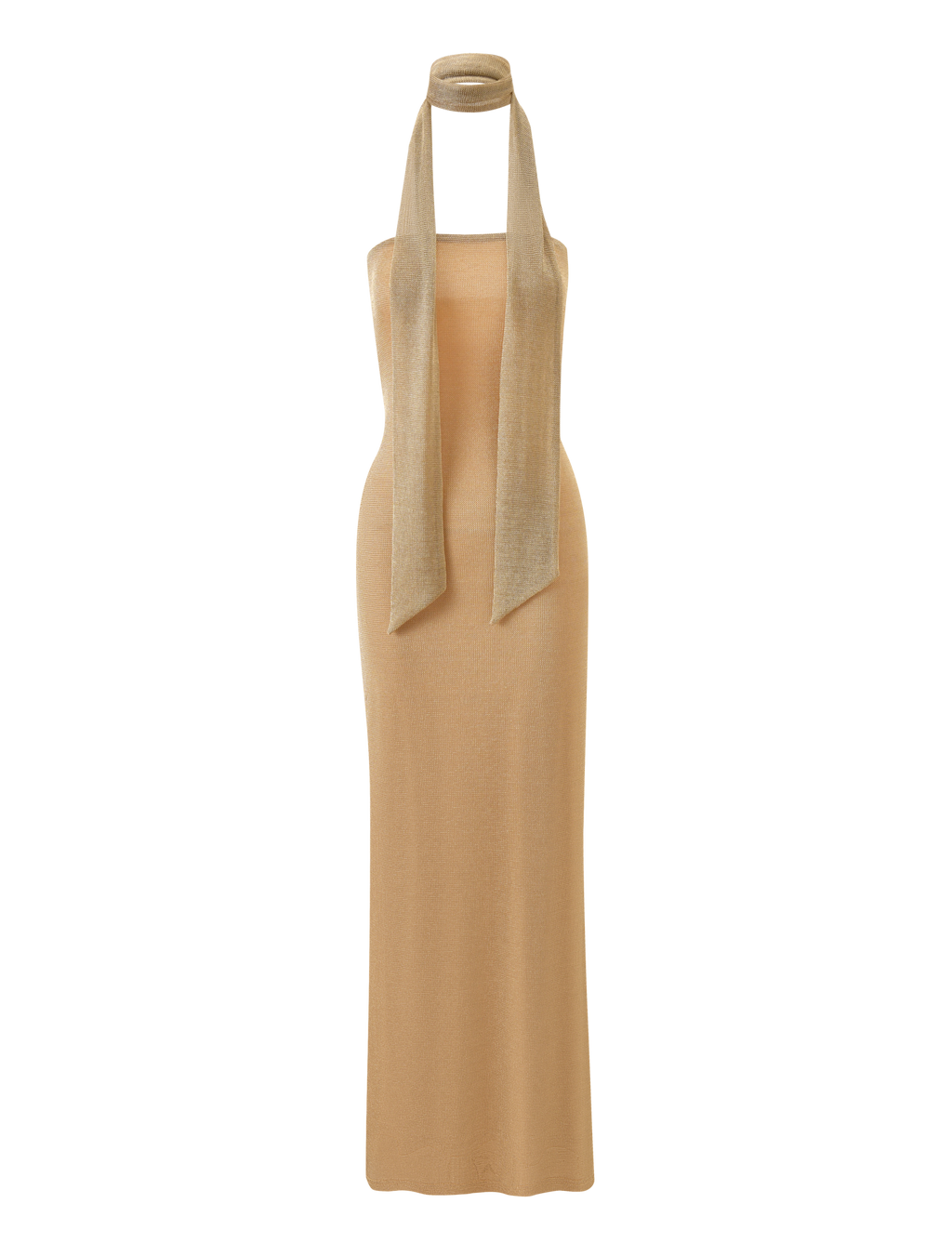 DANIELA SCARF DRESS 2.0 - GOLD