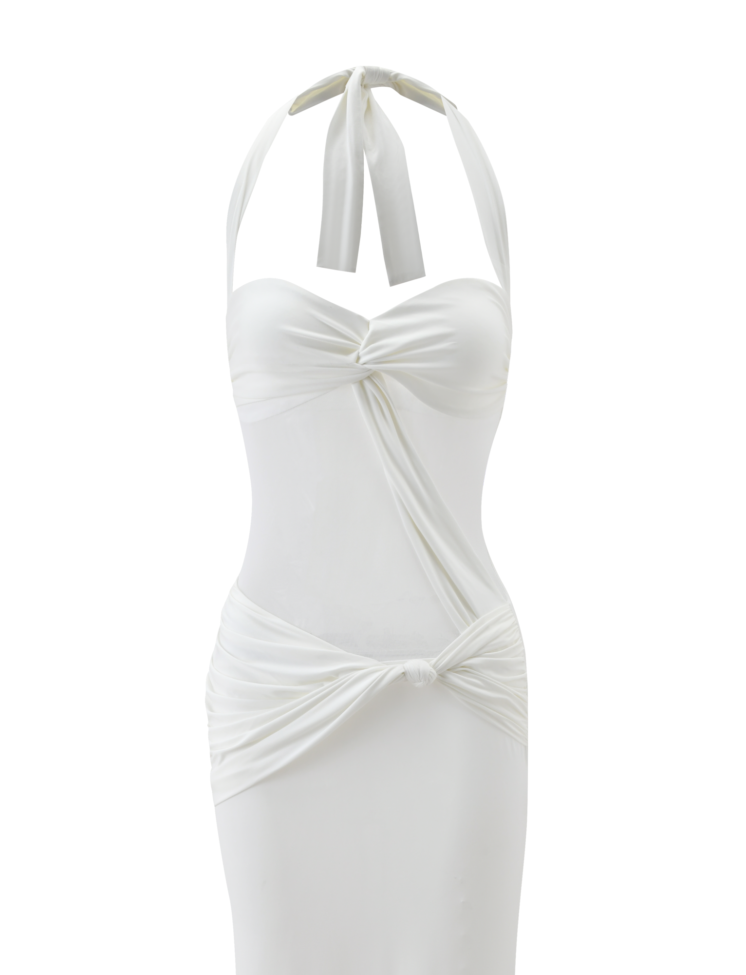 DAPHNIA DRESS - IVORY